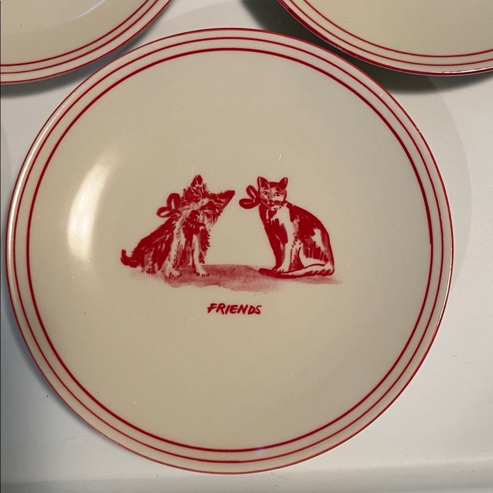 Set of 5 Molly Hatch holiday appetizer plates from Anthropologie - Picture 6 of 7